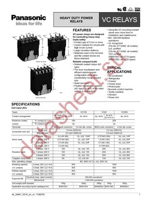 VC15-3A1B-AC120V-N datasheet  